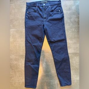 Veronica Beard Dark Blue High Rise Jeans